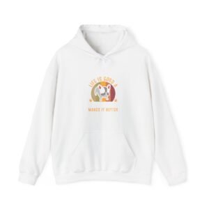Cute French Bulldog Illustration Saying Makes It Better - Hoodie