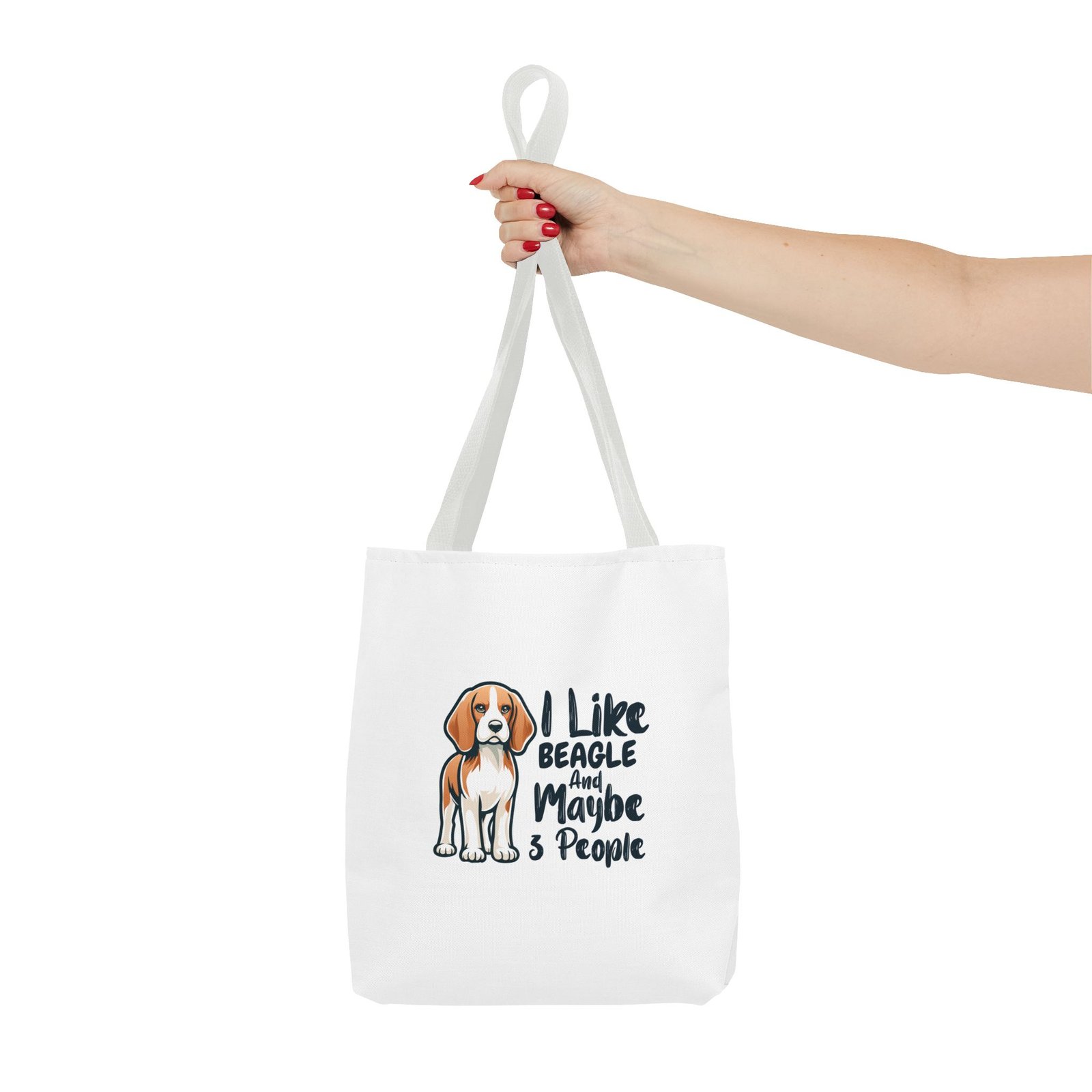 Whimsical Beagle Illustration with Magical Elements - Tote Bag - Image 4