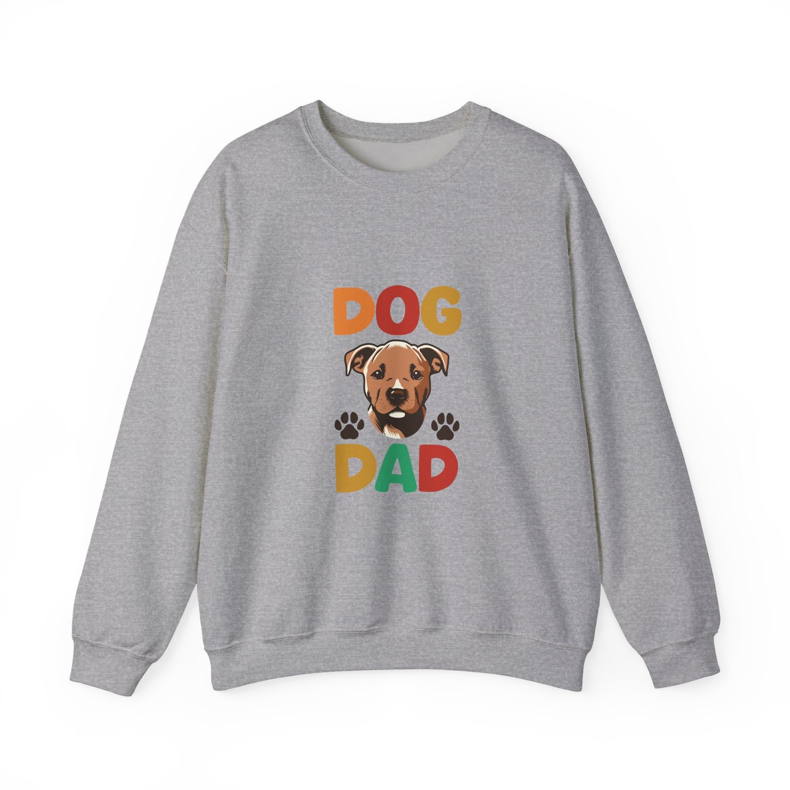 Bold Dog Dad Typography Design with Modern Style - Sweatshirt - Image 9