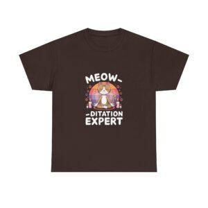 Meowditation Expert Cat Zen Meditation Graphic - T-shirt