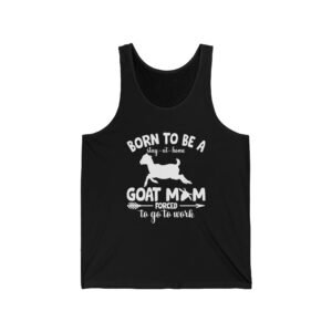 Goat Mom Stay At Home Humor Cute Funny Animal Design - Tank Top