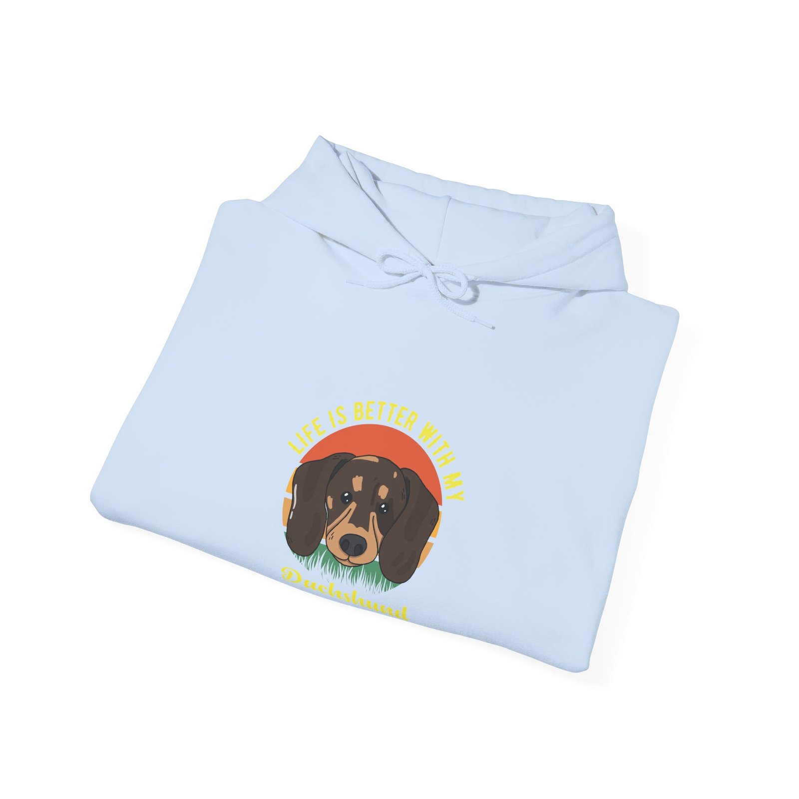 Dachshund Life Is Better Inspirational Dog Breed Design - Hoodie - Image 12