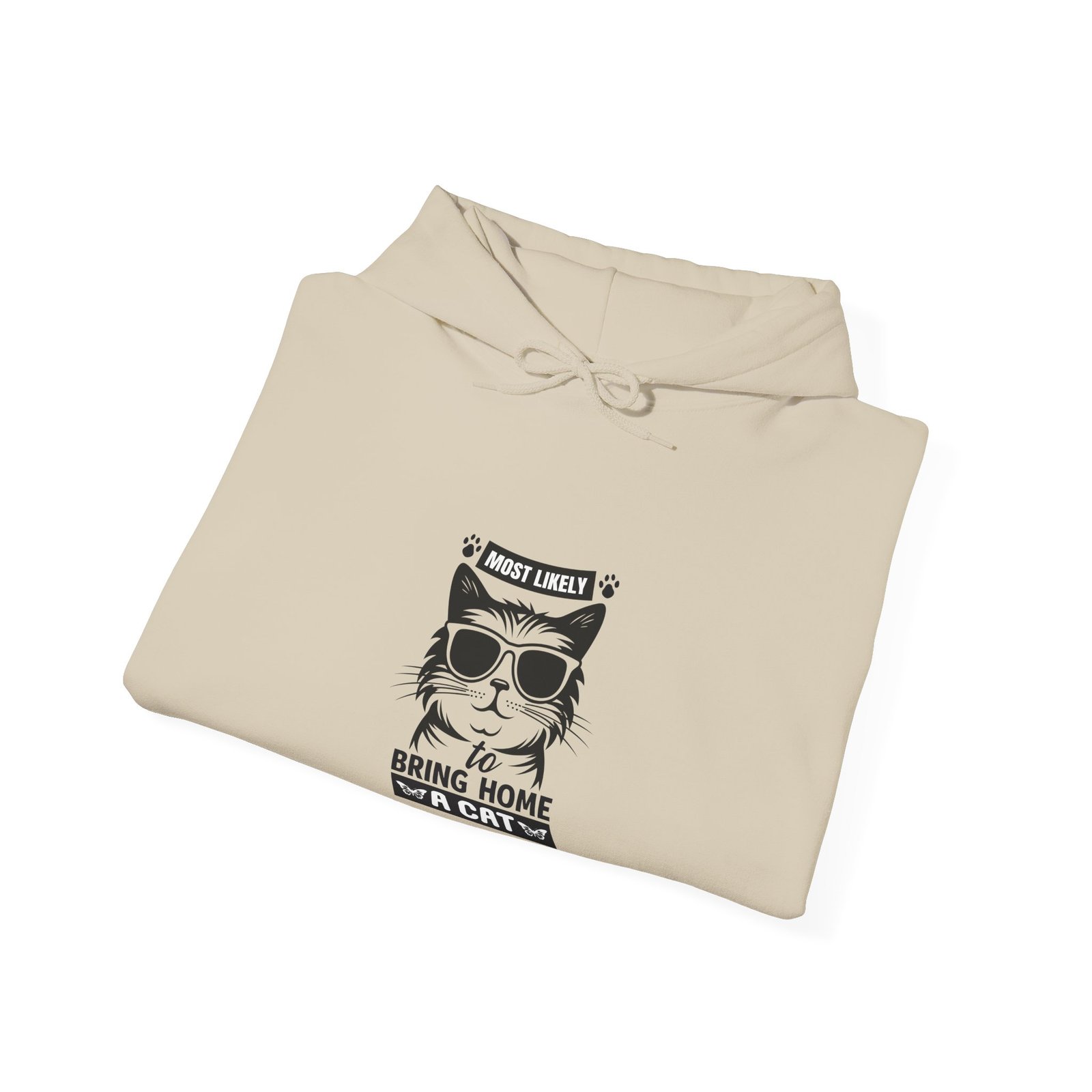 Most Likely To Bring Home Strays Funny Pet Lover Design - Hoodie - Image 8