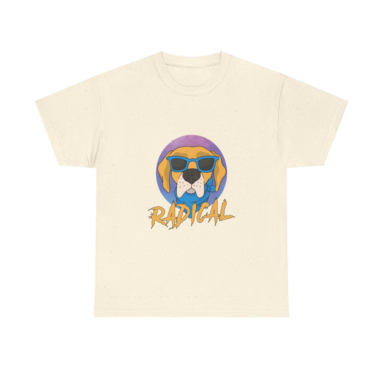 Cool Dog Wearing Radical Sunglasses Graphic - T-shirt - Image 5