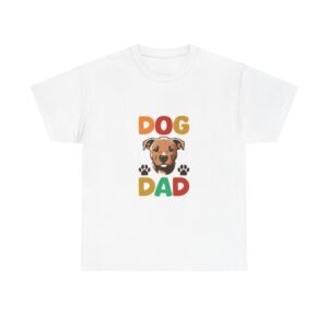 Bold Dog Dad Typography Design with Modern Style - T-shirt