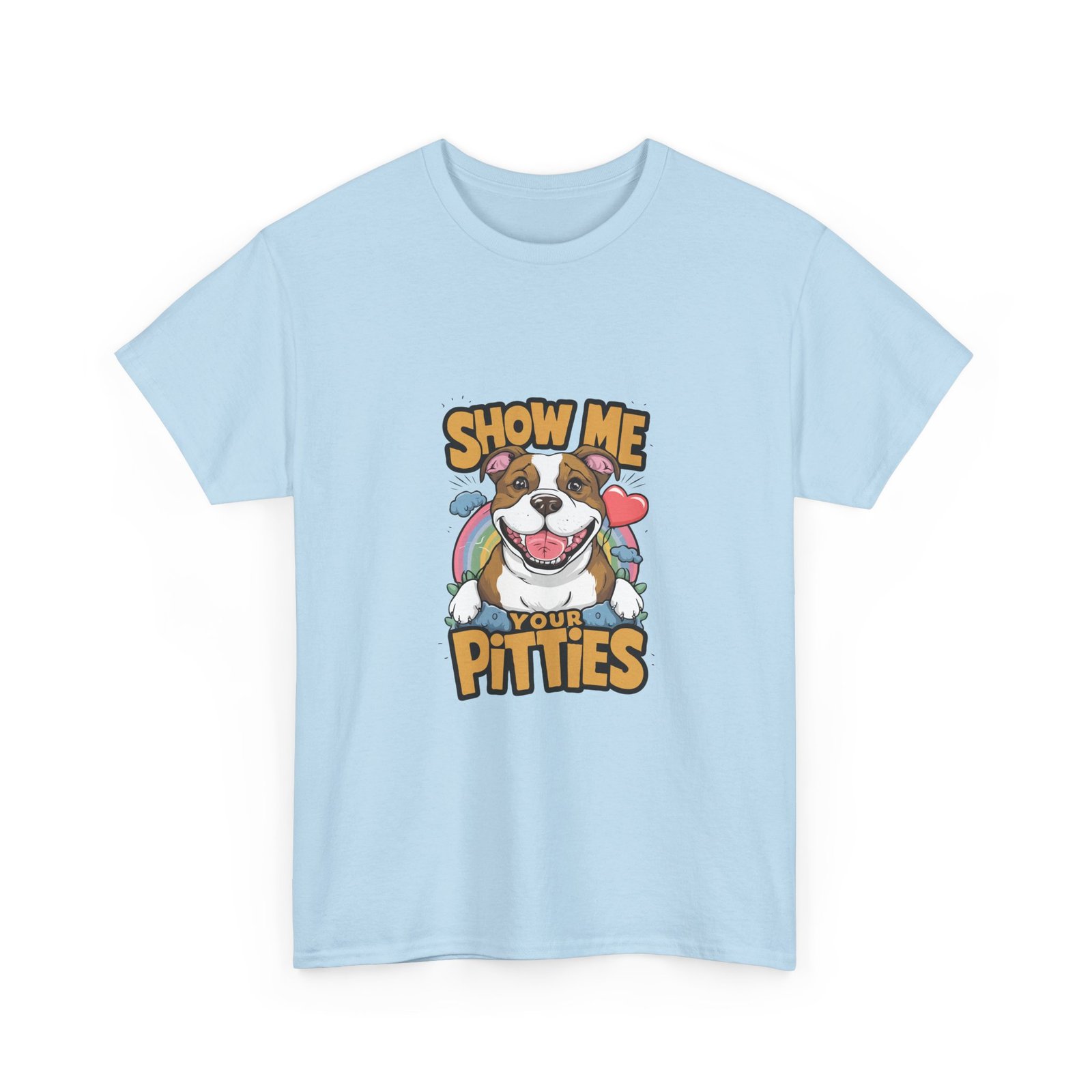 Show Me Your Pitties Cute Pitbull Dog Graphic - T-shirt - Image 11
