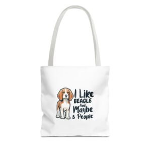Whimsical Beagle Illustration with Magical Elements - Tote Bag