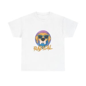 Cool Dog Wearing Radical Sunglasses Graphic - T-shirt