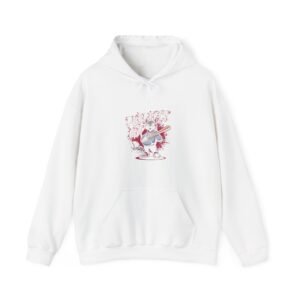Cute Cartoon Cat Taking a Purrfect Baseball Swing - Hoodie