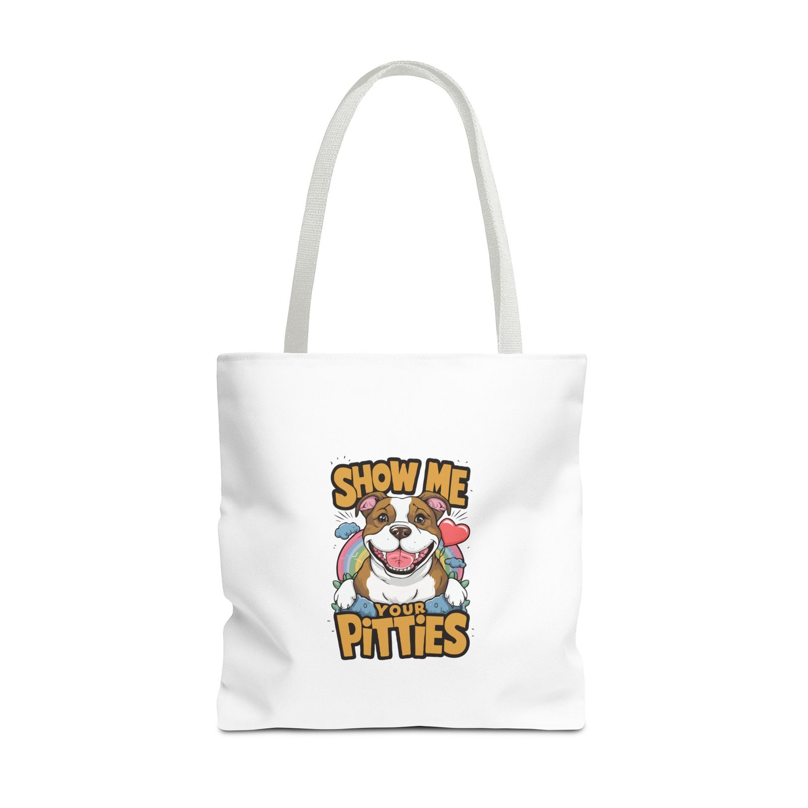 Show Me Your Pitties Cute Pitbull Dog Graphic - Tote Bag - Image 9