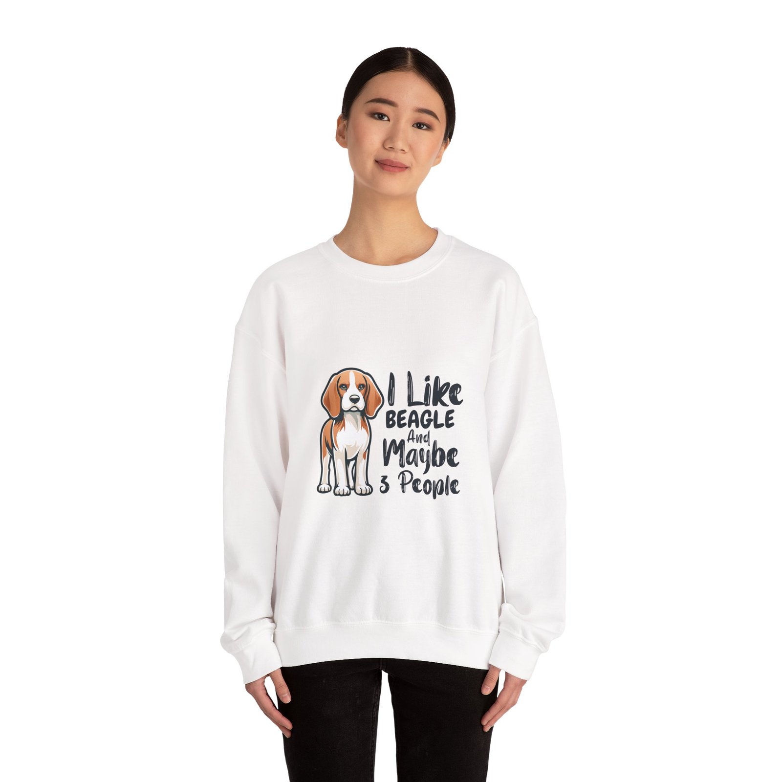 Whimsical Beagle Illustration with Magical Elements - Sweatshirt - Image 4