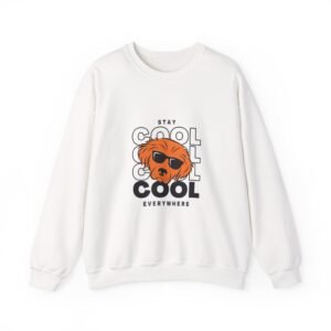 Cool Sunglasses Street Dog Graphic with Urban Vibes - Sweatshirt