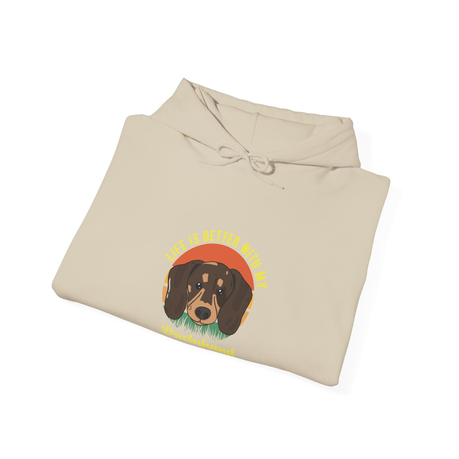 Dachshund Life Is Better Inspirational Dog Breed Design - Hoodie - Image 8