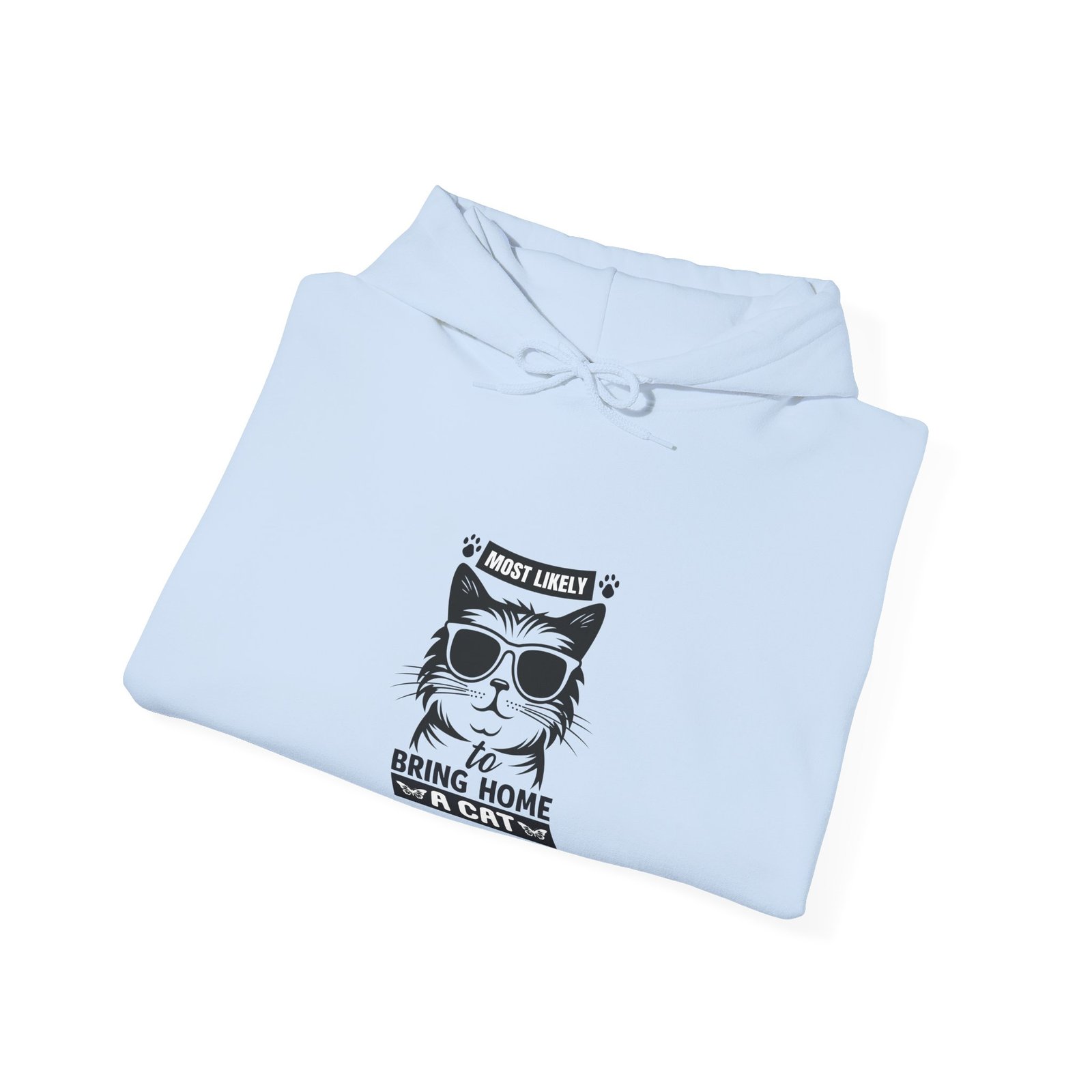 Most Likely To Bring Home Strays Funny Pet Lover Design - Hoodie - Image 12