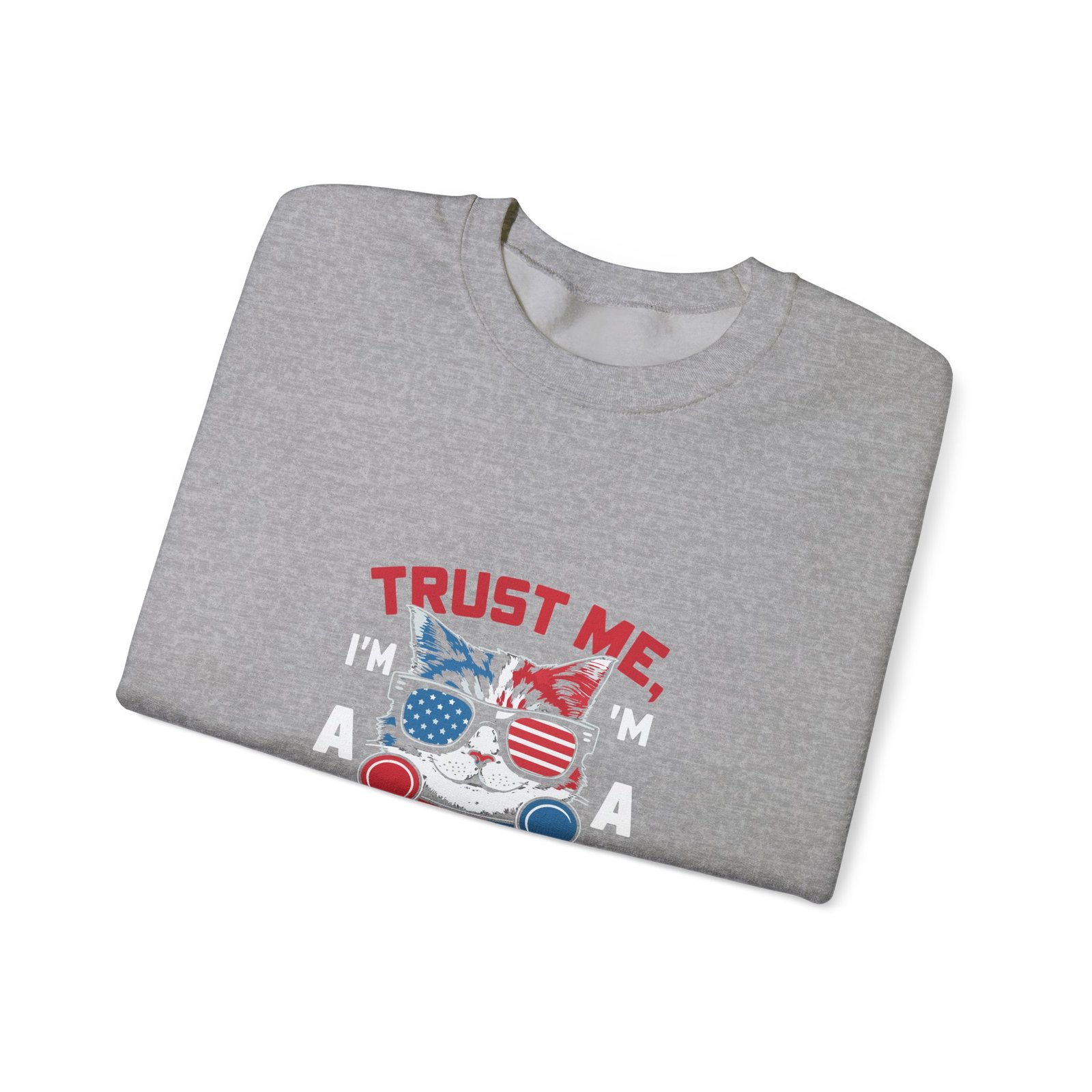 Trust Me Gamer Cat Funny Gaming Illustration - Sweatshirt - Image 11