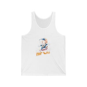 Cool Hip Cat Wearing Stylish Headphones Illustration - Tank Top