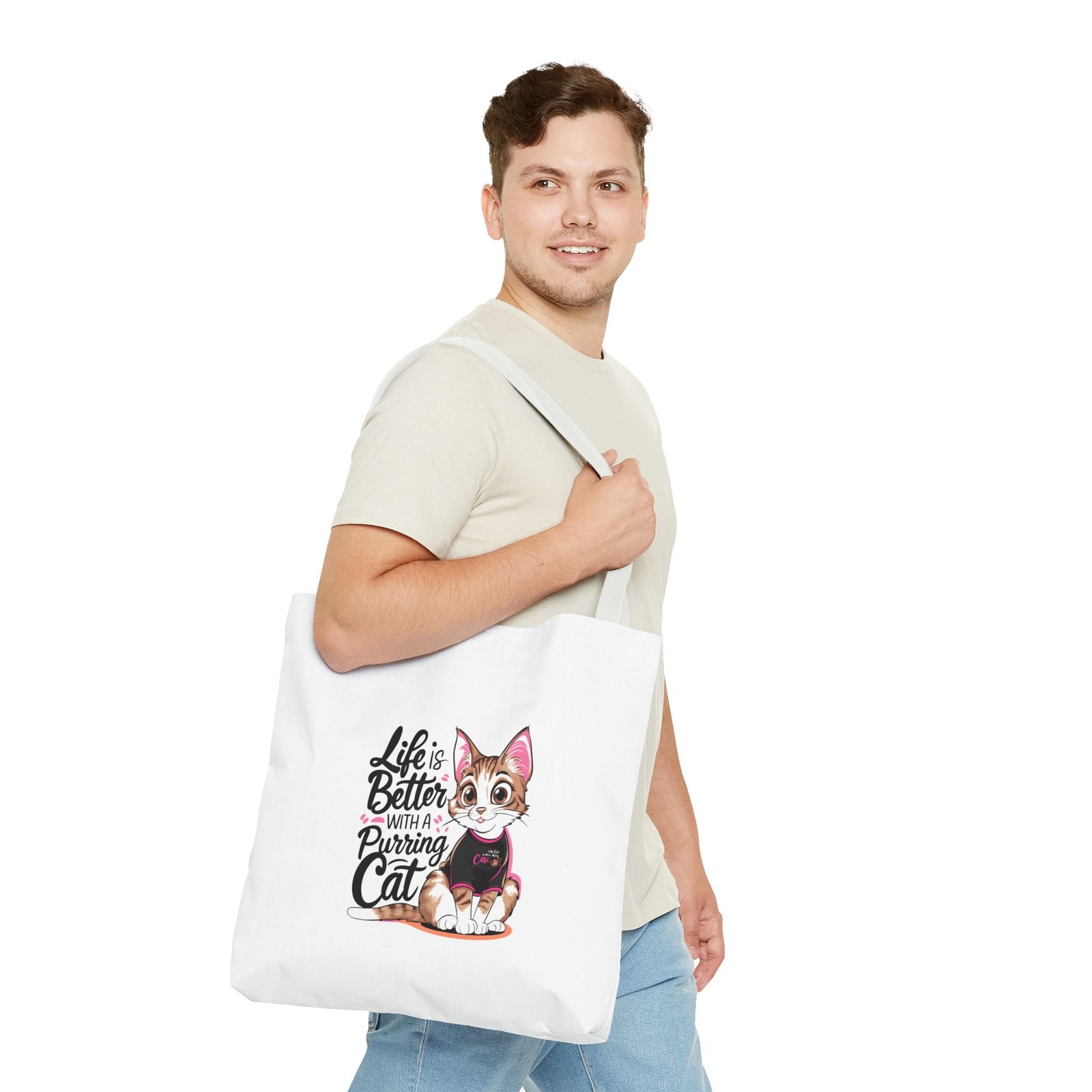 Life Is Better During Cat Relaxing Moments Graphic - Tote Bag - Image 11