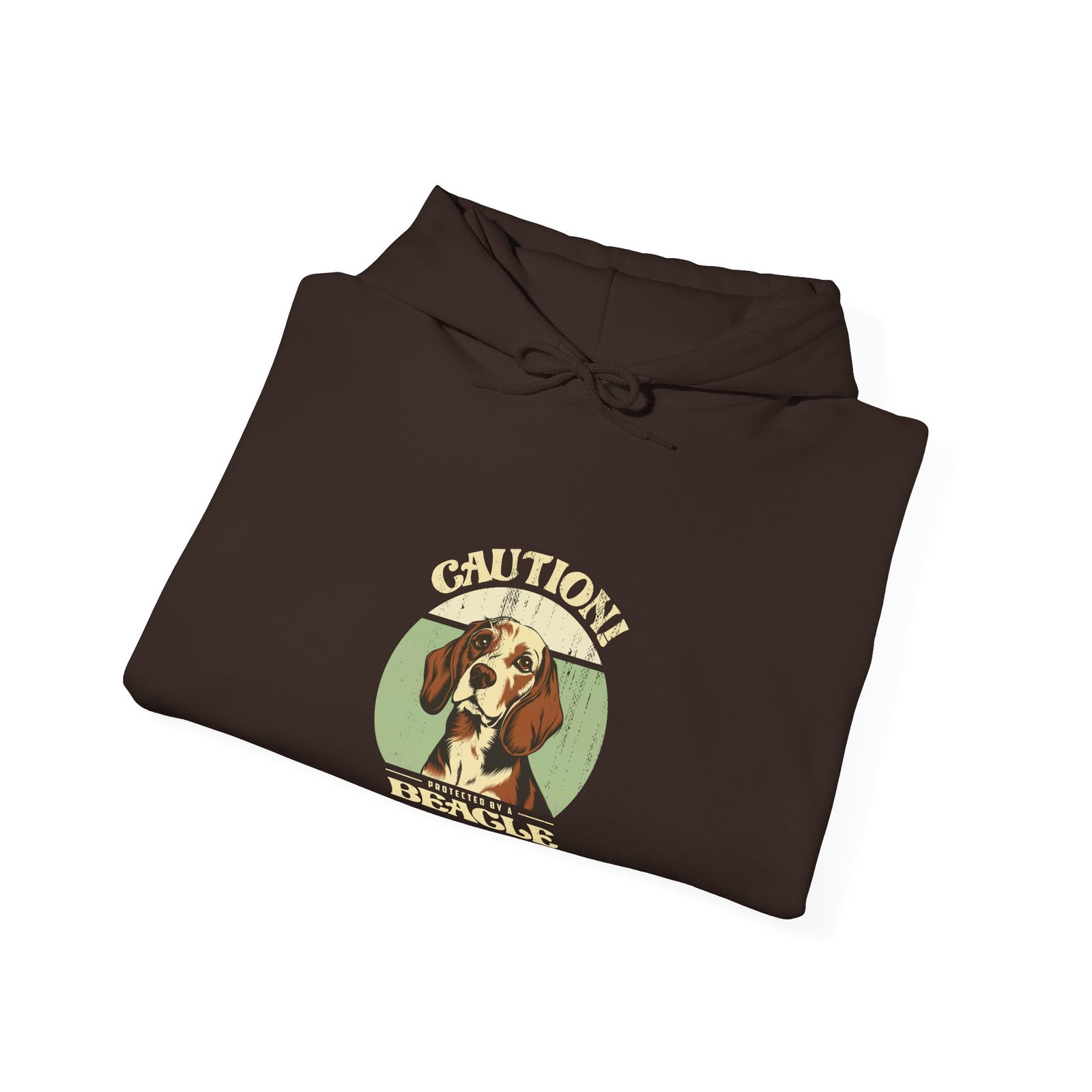 Caution Beagle Warning Sign Graphic Design - Hoodie - Image 8
