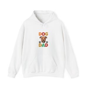 Bold Dog Dad Typography Design with Modern Style - Hoodie