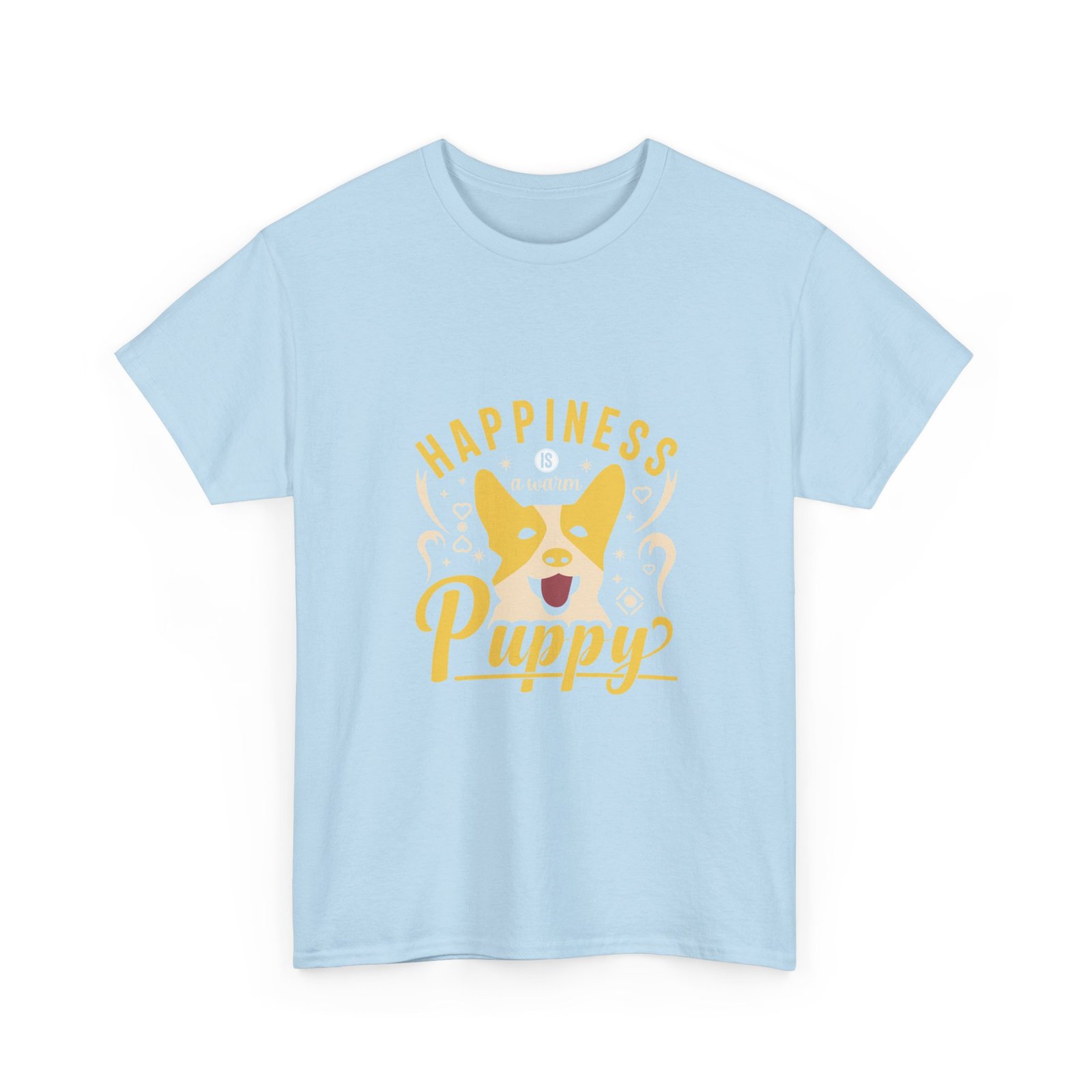 Cute Happiness Is A Puppy Heartwarming Puppy Love Design - T-shirt - Image 11