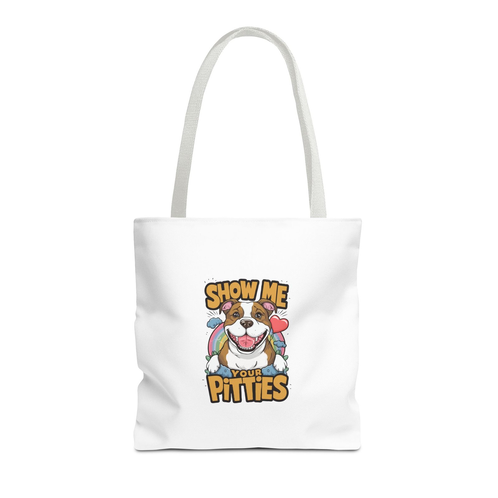 Show Me Your Pitties Cute Pitbull Dog Graphic - Tote Bag - Image 5