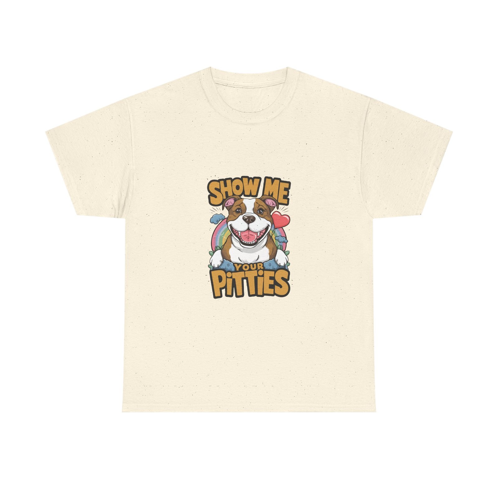 Show Me Your Pitties Cute Pitbull Dog Graphic - T-shirt - Image 5