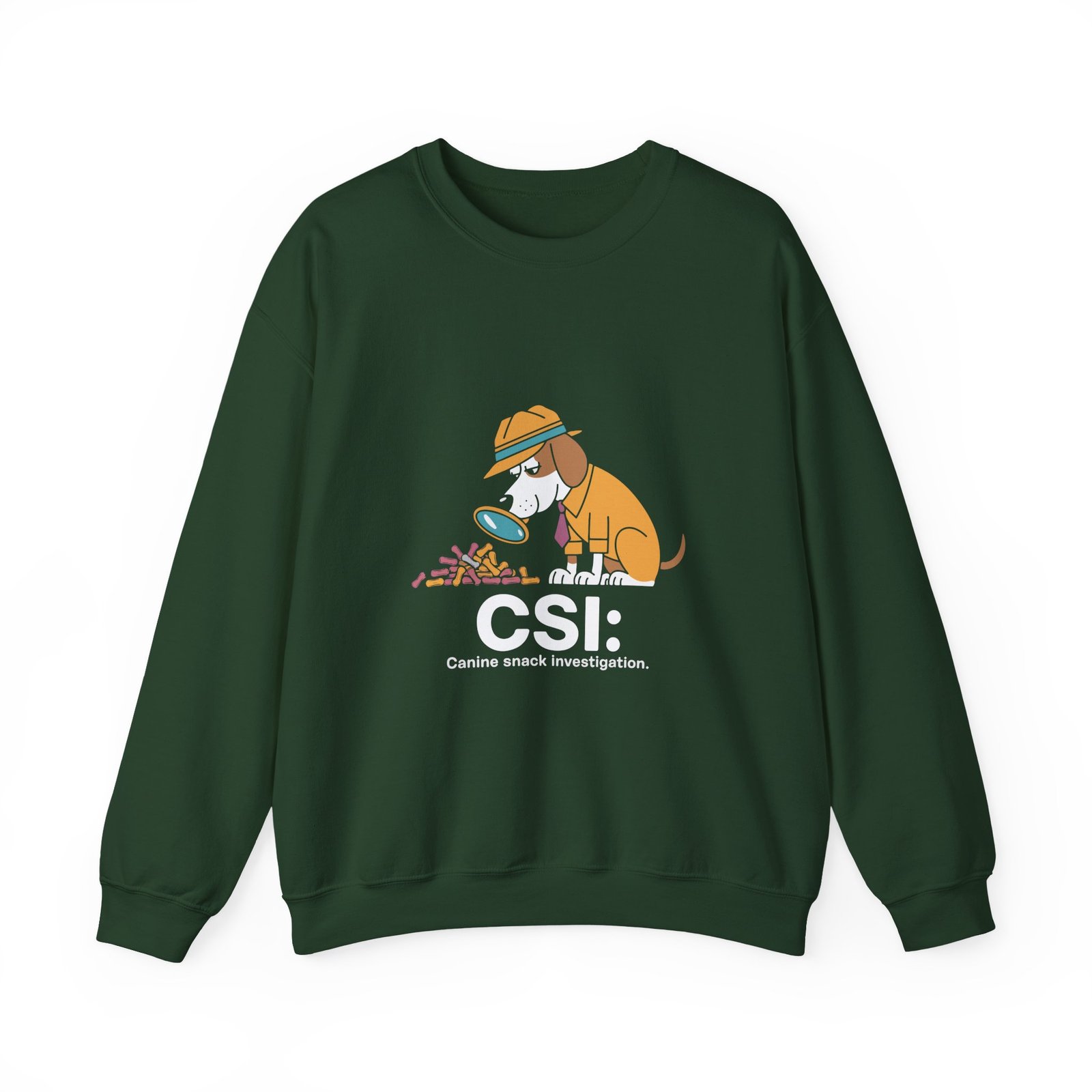CSI Canine Investigation Dog Graphic Design - Sweatshirt - Image 5