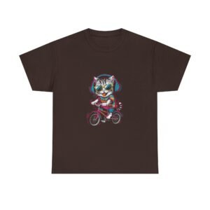 Cool Biker Cat Wearing Stylish Sunglasses Graphic - T-shirt
