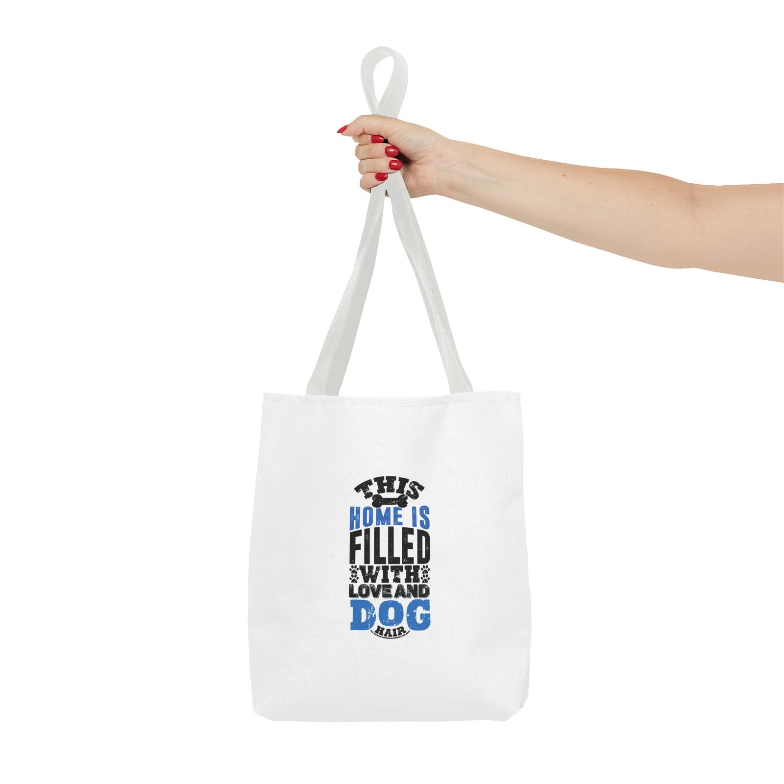 Home Filled With Love Dog Heartwarming Cozy Design - Tote Bag - Image 4