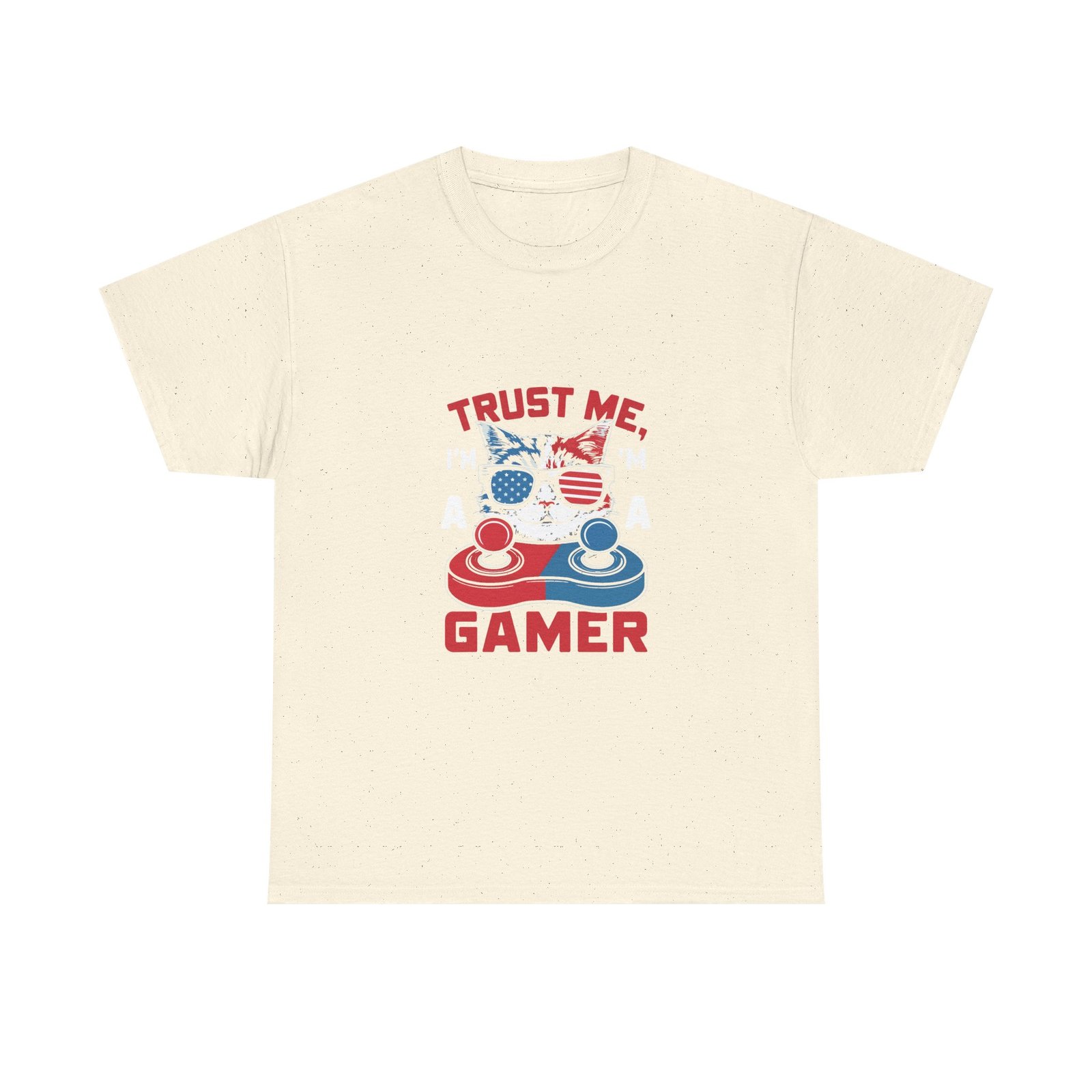 Trust Me Gamer Cat Funny Gaming Illustration - T-shirt - Image 5