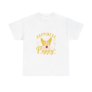 Cute Happiness Is A Puppy Heartwarming Puppy Love Design - T-shirt