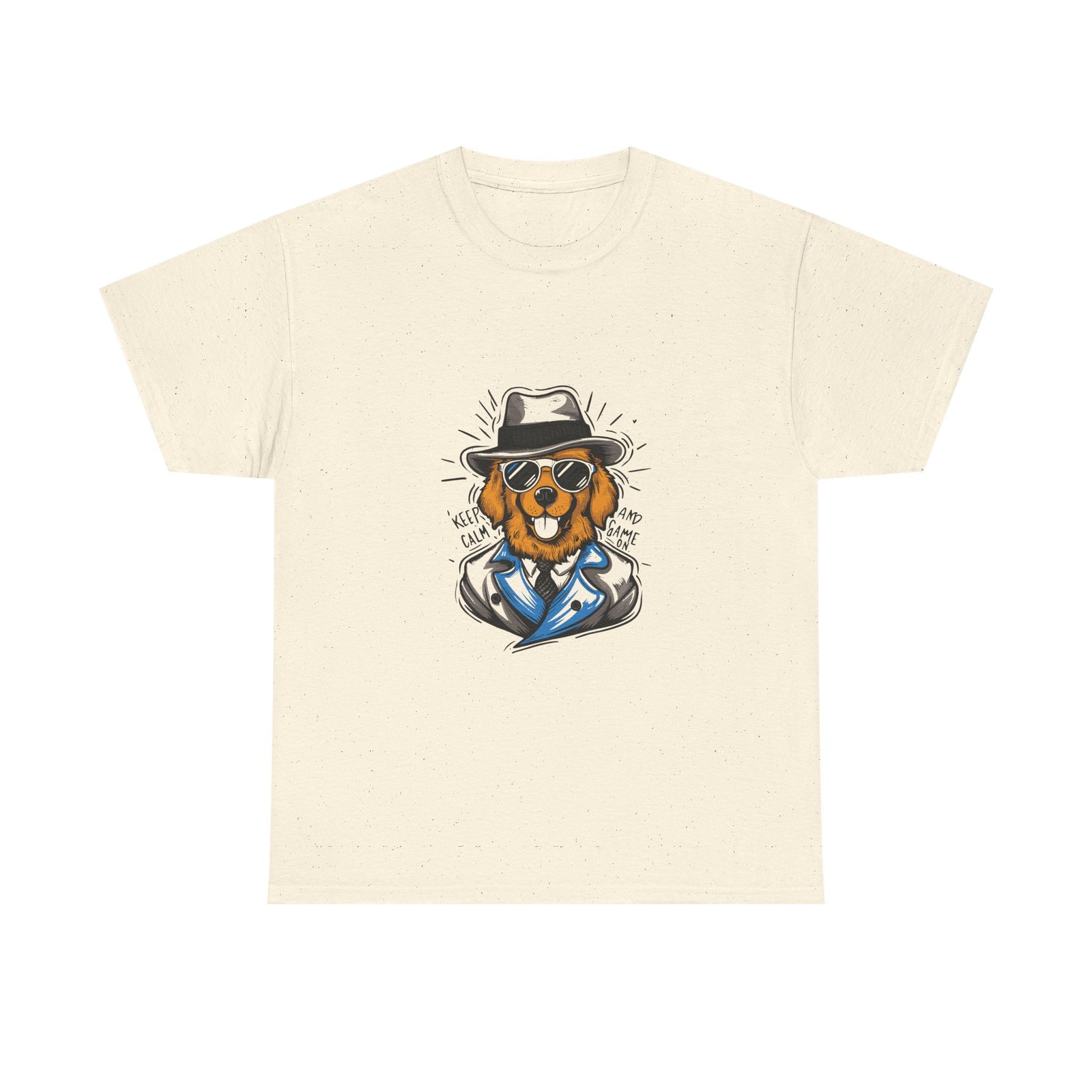 Vibrant Neon Dog Art Illustration with Futuristic Glow - T-shirt - Image 5