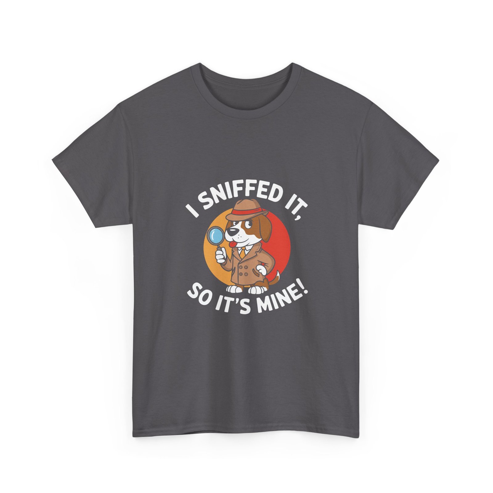 Cute Detective Dog Wearing Glasses Sniffing a Clue Illustration - T-shirt - Image 7