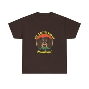 Dachshund Life Is Better Cute Dog Lover Design - T-shirt