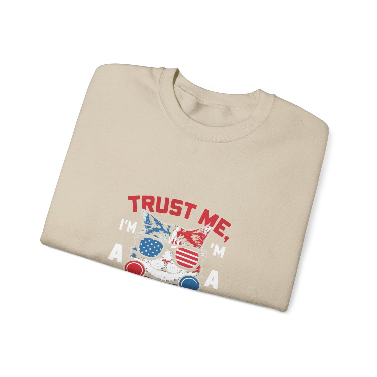 Trust Me Gamer Cat Funny Gaming Illustration - Sweatshirt - Image 7