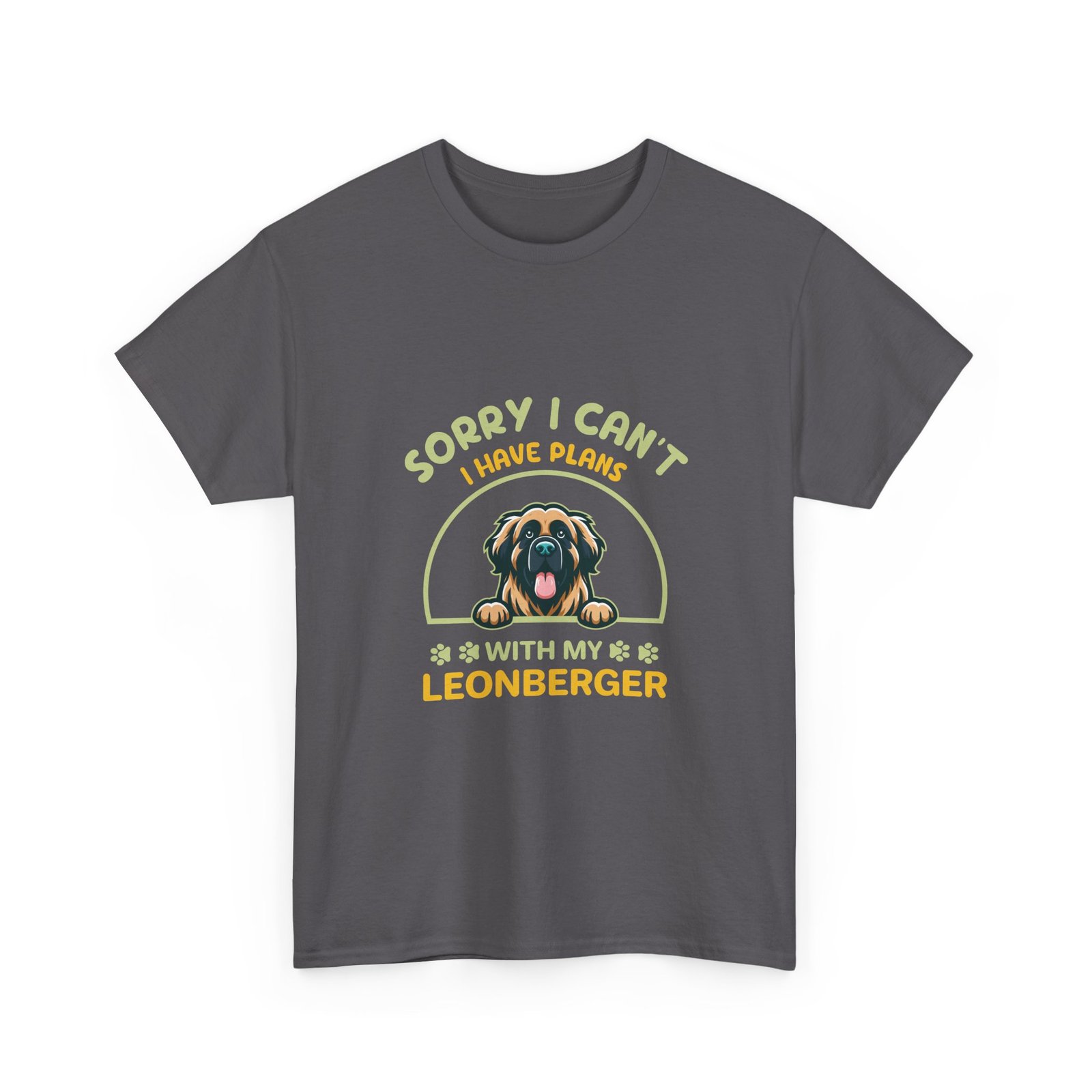 Leonberger Sorry I Have Plans Dog Lover Graphic - T-shirt - Image 7