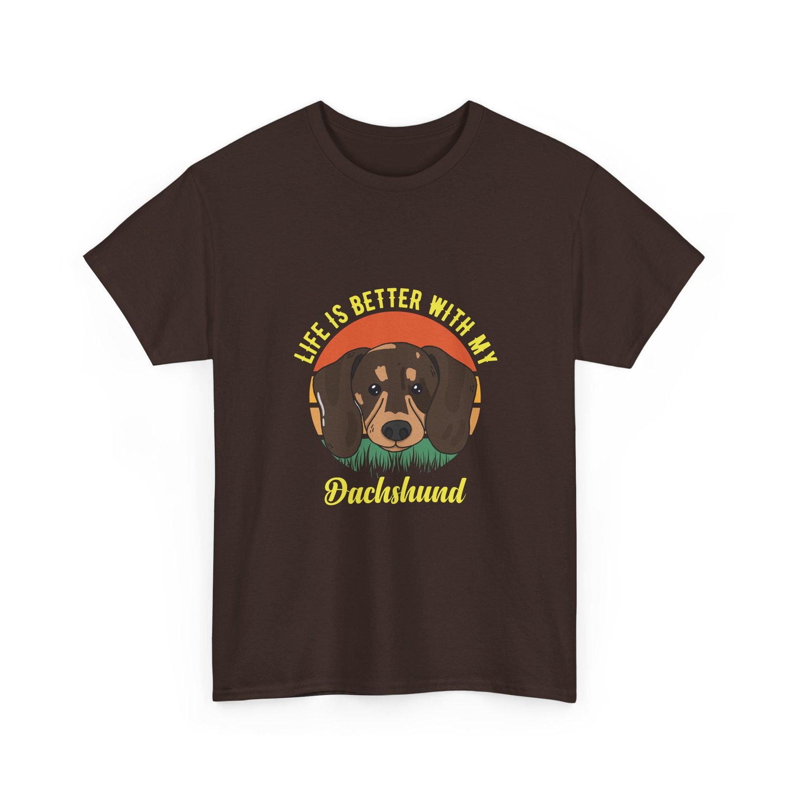 Dachshund Life Is Better Cute Dog Lover Design - T-shirt - Image 3
