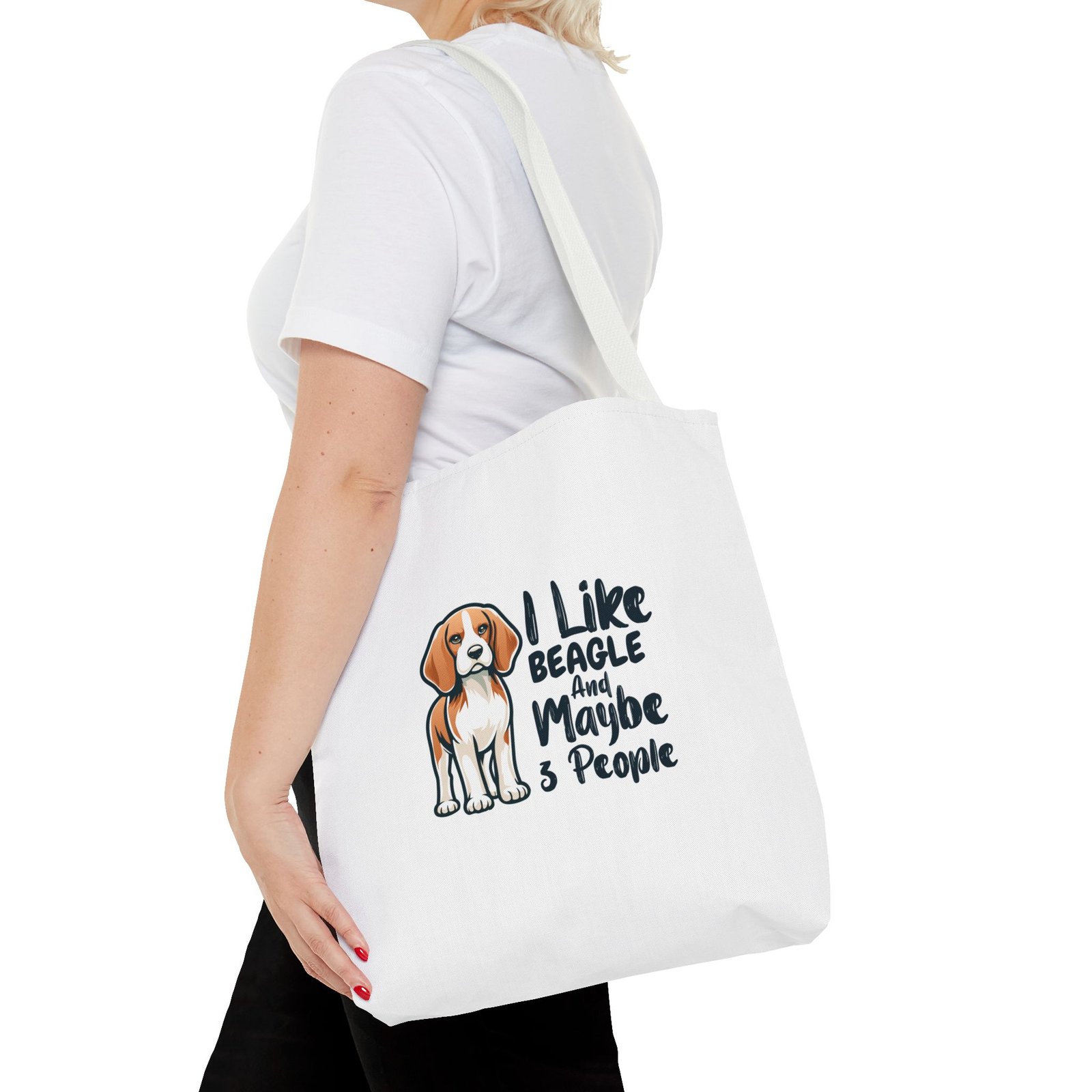 Whimsical Beagle Illustration with Magical Elements - Tote Bag - Image 8