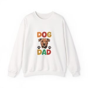 Bold Dog Dad Typography Design with Modern Style - Sweatshirt