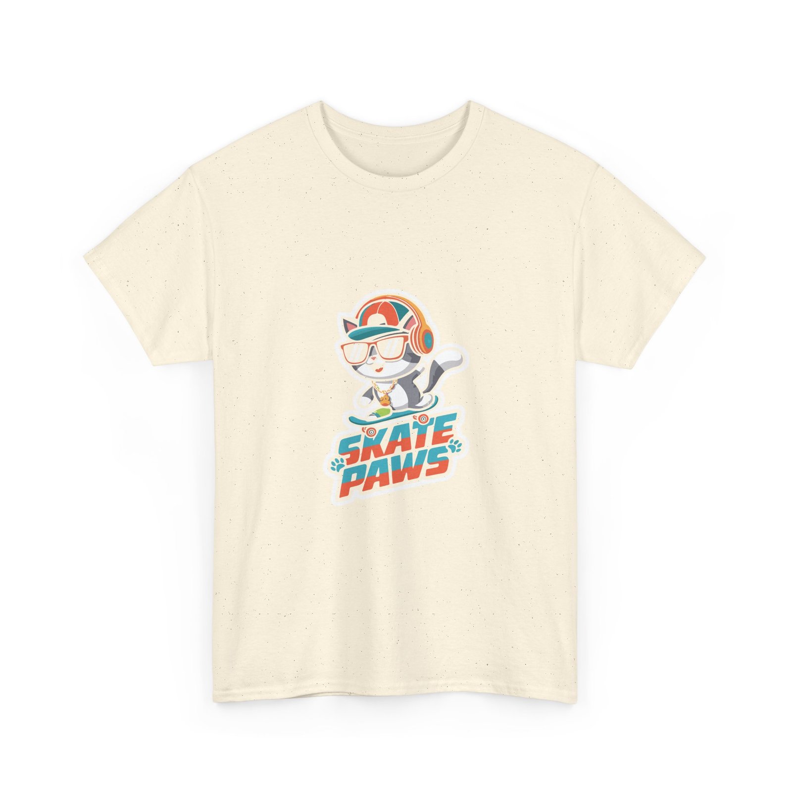 Skate Paws Roller Cat Graphic Featuring Playful Feline on Roller Skates - T-shirt - Image 7