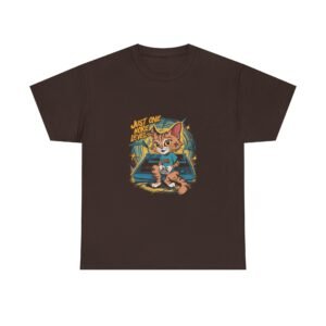 Just One More Level Cat Gaming Illustration - T-shirt