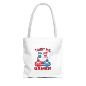 Trust Me Gamer Cat Funny Cute Cat Gaming Graphic - Tote Bag
