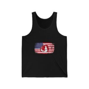 Guinea Pig American Flag Cavy USA 4th of July Patriotic Design - Tank Top