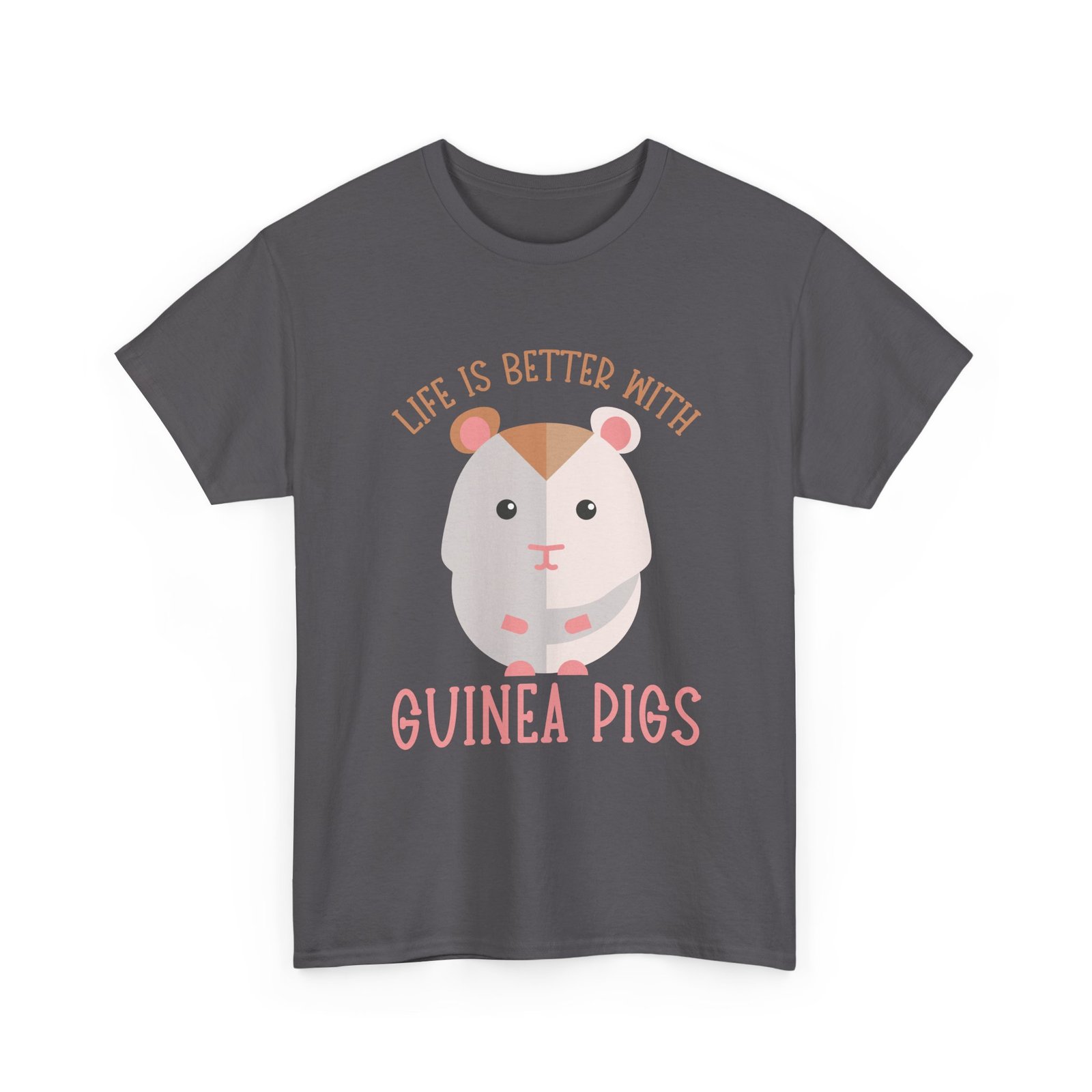 Adorable Guinea Pigs Cartoon Illustration in Vibrant Colors - T-shirt - Image 7