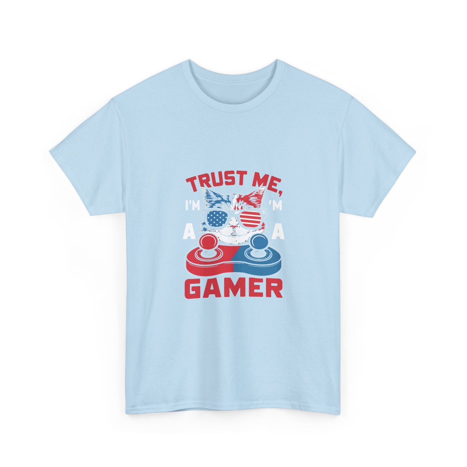 Trust Me Gamer Cat Funny Cute Cat Gaming Graphic - T-shirt - Image 11