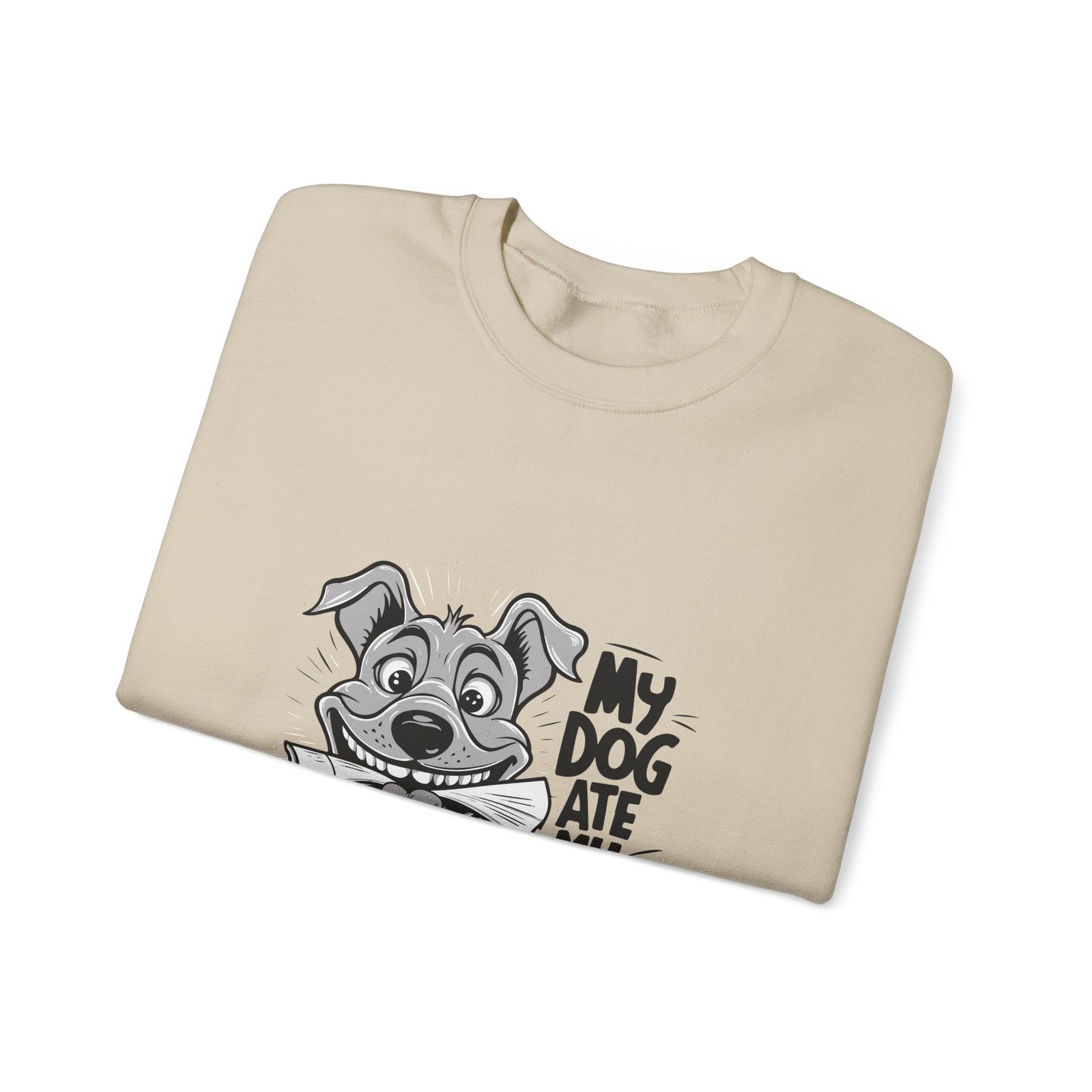 Funny My Dog Ate My Lesson Plan Teacher Humor Design - Sweatshirt - Image 7