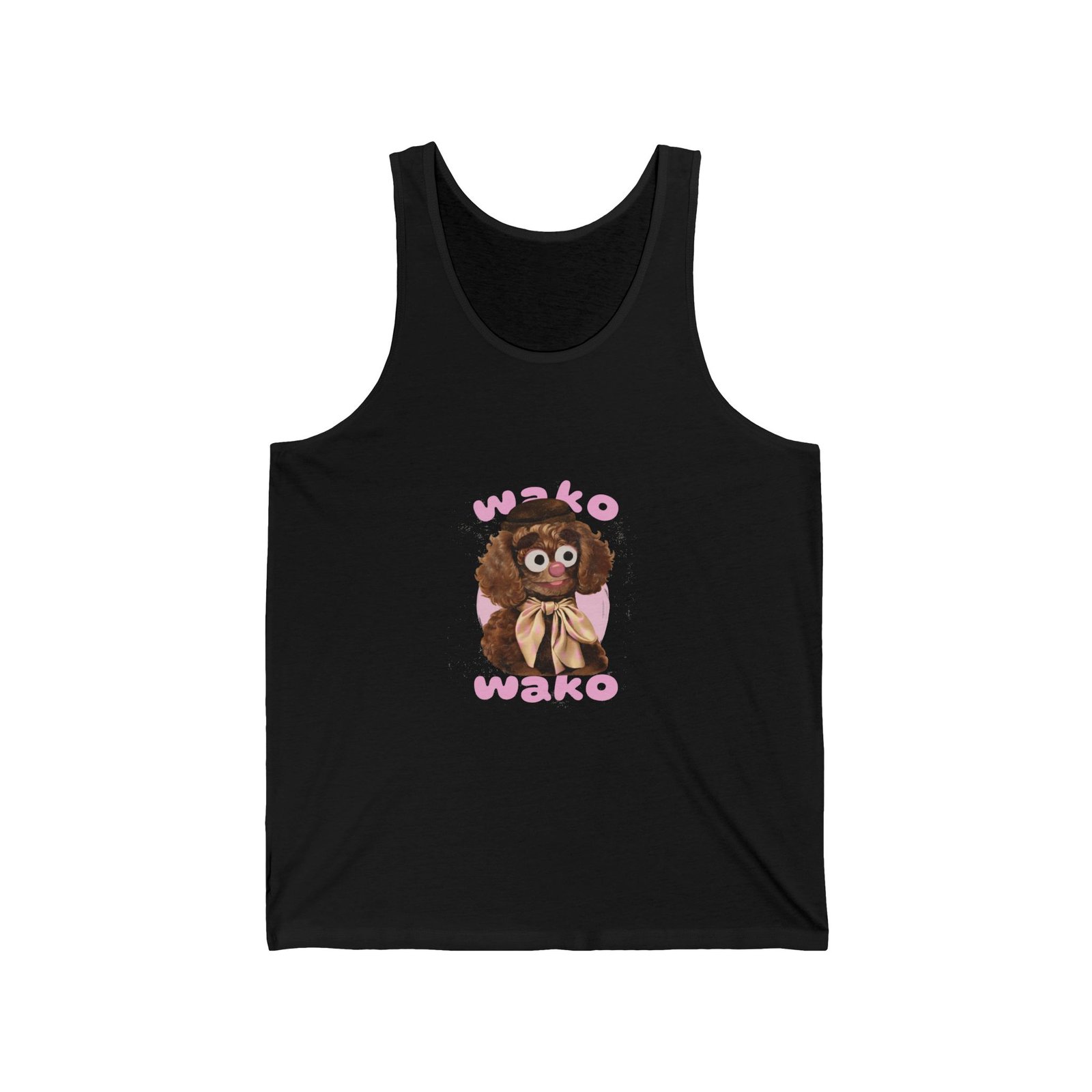 Colorful Wacko Puppet with Playful and Quirky Vibe - Tank Top