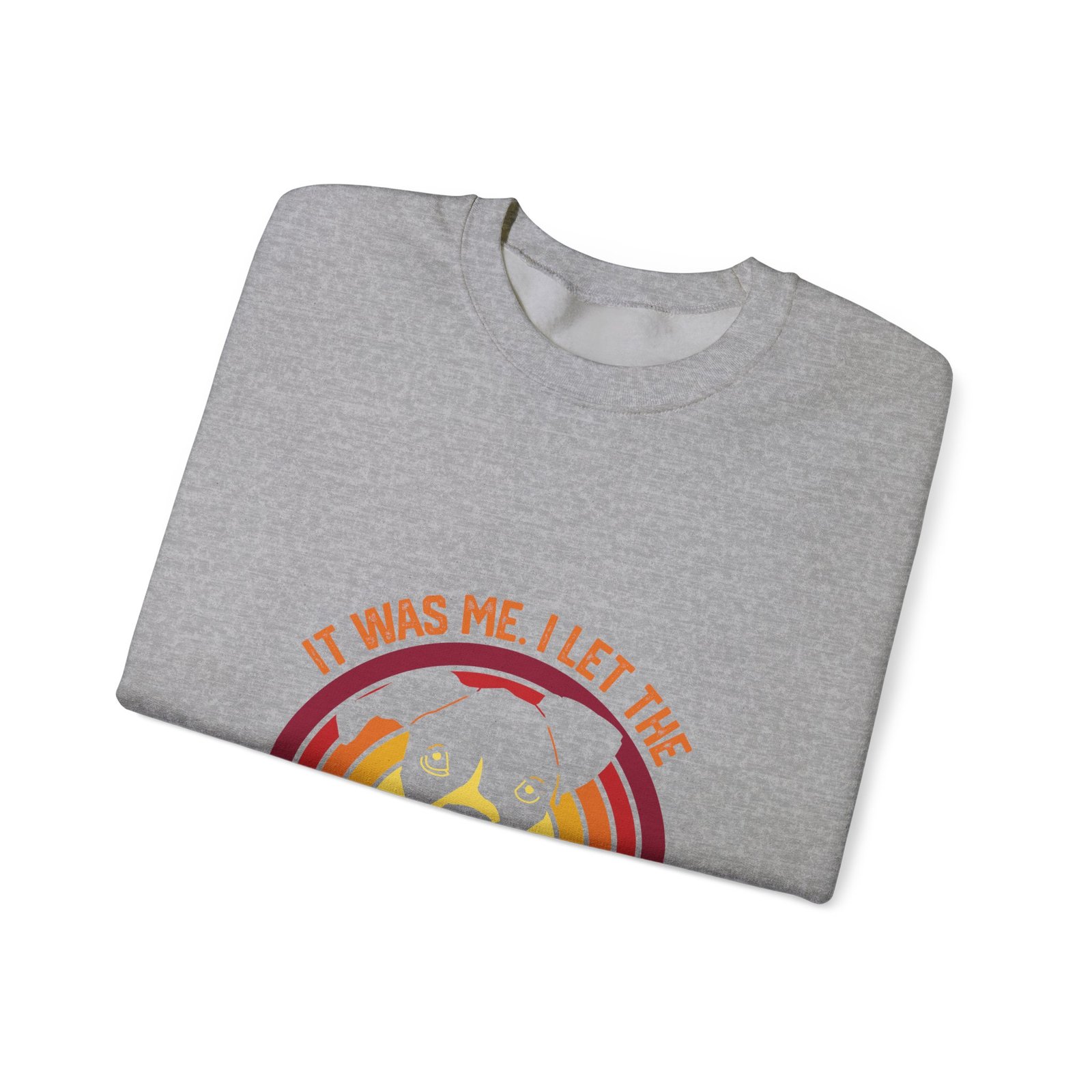 Retro Sunset with Silhouetted Dogs Playing Outdoors - Sweatshirt - Image 11