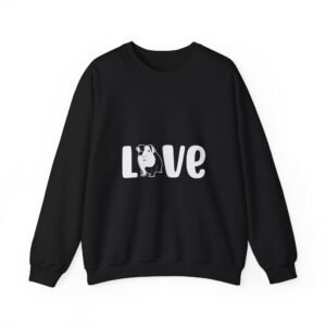 Cute Love Guinea Pigs Heart Design Illustration - Sweatshirt