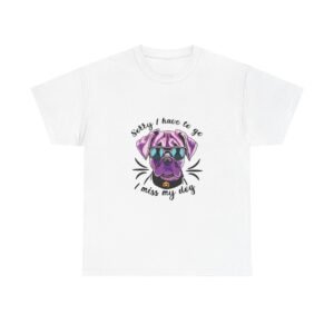 Cool Purple Pug Wearing Sunglasses Graphic - T-shirt
